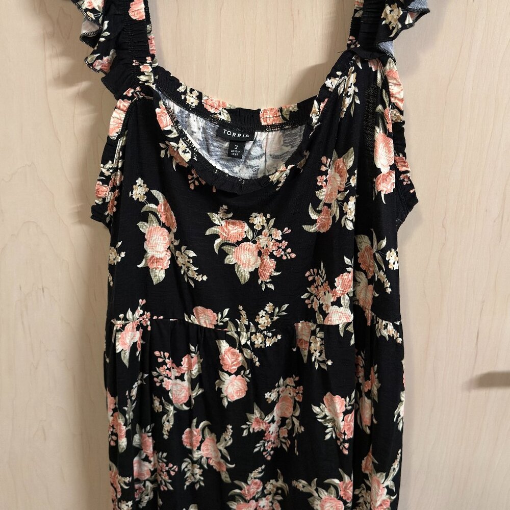 Torrid Flutter Sleeve Babydoll Tank